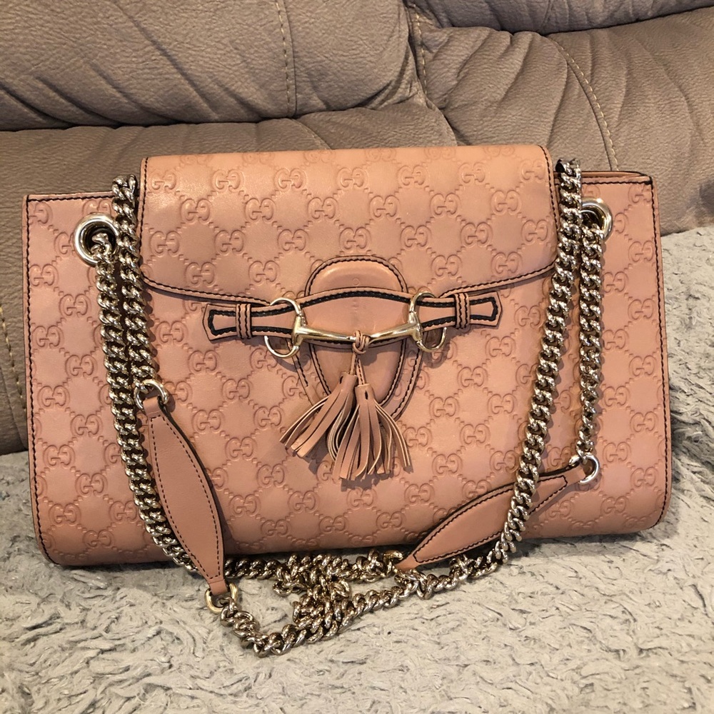 Gucci Emily Guccissima Handbag